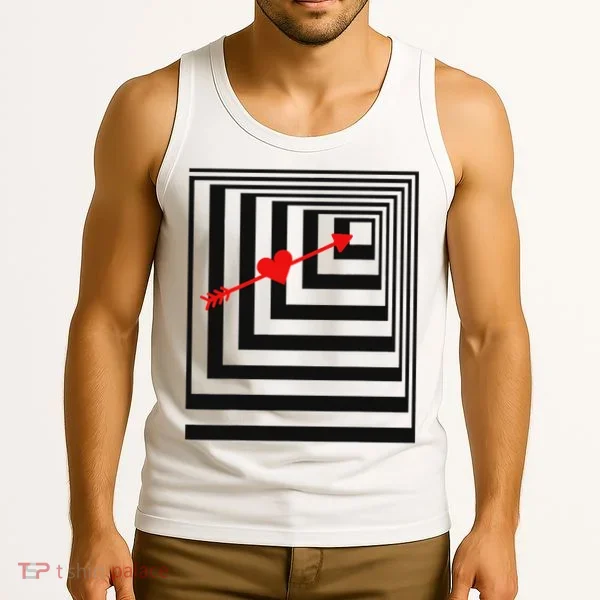 Draw You In Object College Party  Tank Top