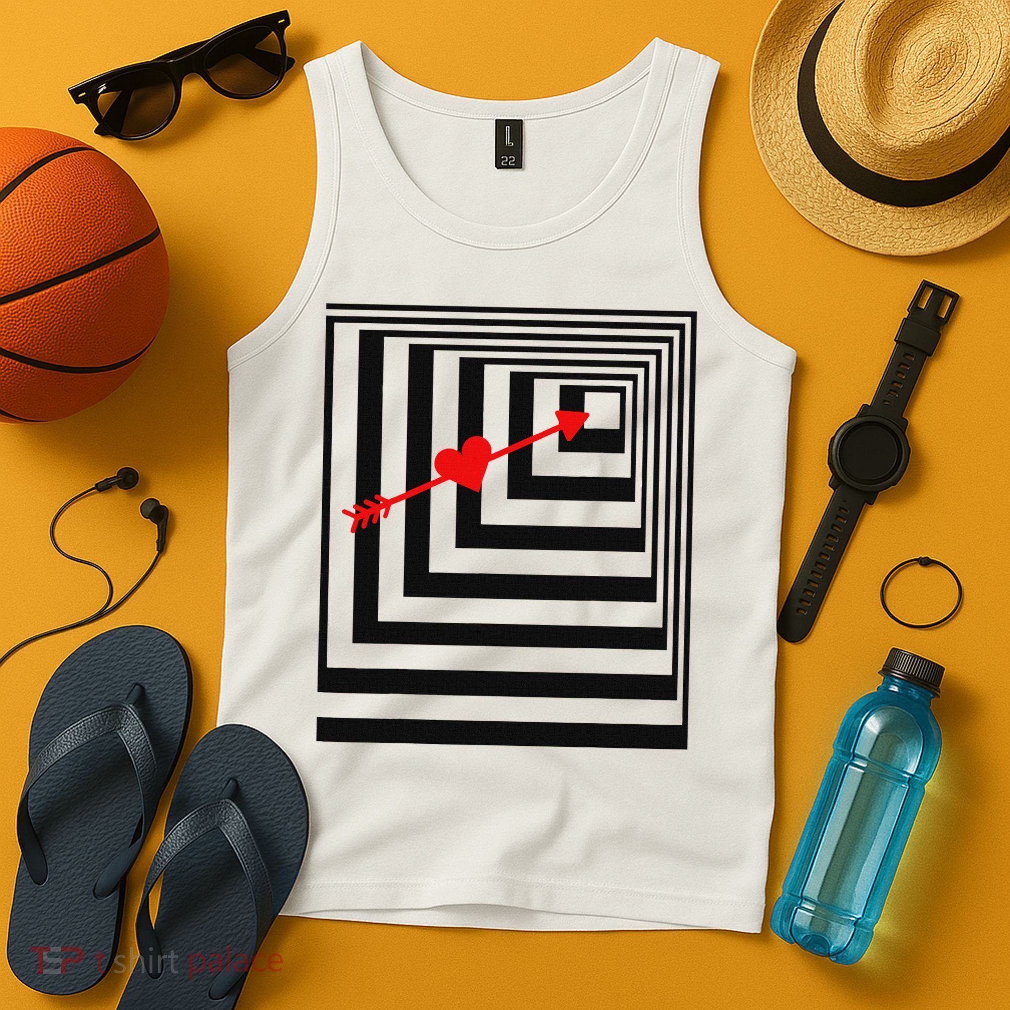 Draw You In Object College Party  Tank Top
