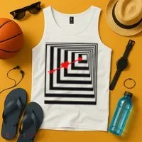 Draw You In Object College Party  Tank Top thumb 4