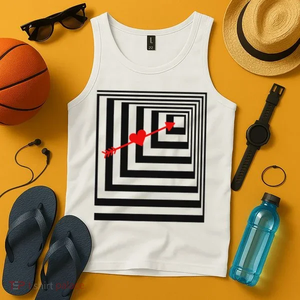 Draw You In Object College Party  Tank Top