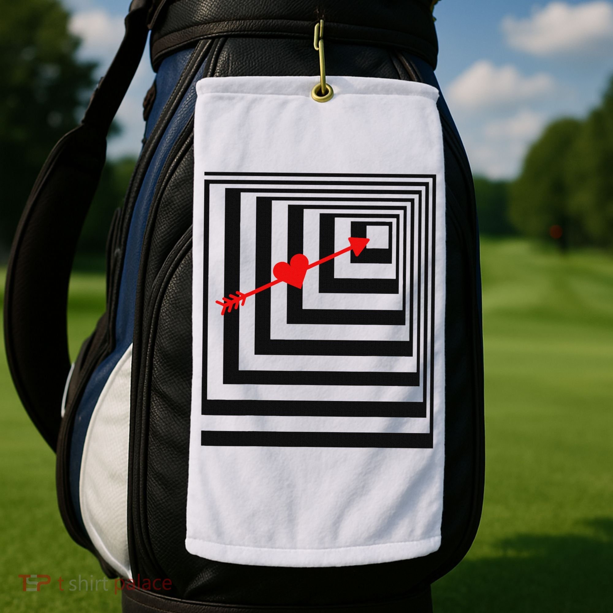Draw You In Object College Party  Golf Towel