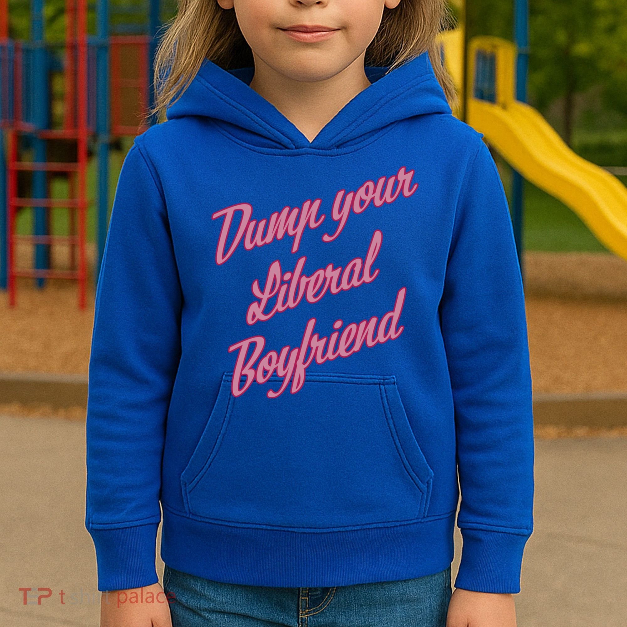 Dump Your Liberal Boyfriend Kids Hoodie