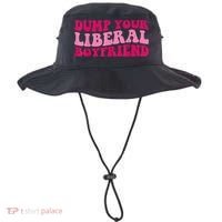 Dump Your Liberal Boyfriend Funny Gift Bucket Hat thumb 0