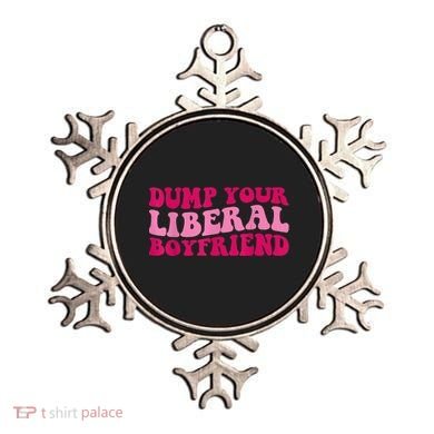 Dump Your Liberal Boyfriend Funny Gift Ornament