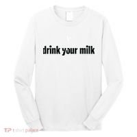 Drink Your Milk Long Sleeve Shirt thumb 0