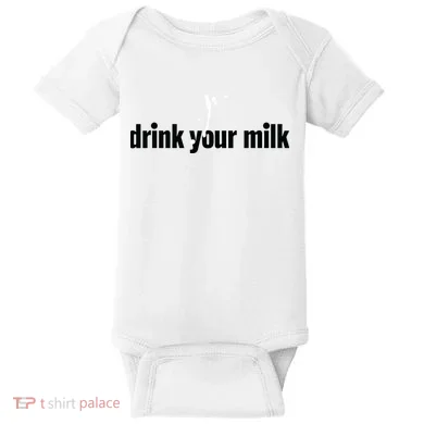 Drink Your Milk Baby Bodysuit