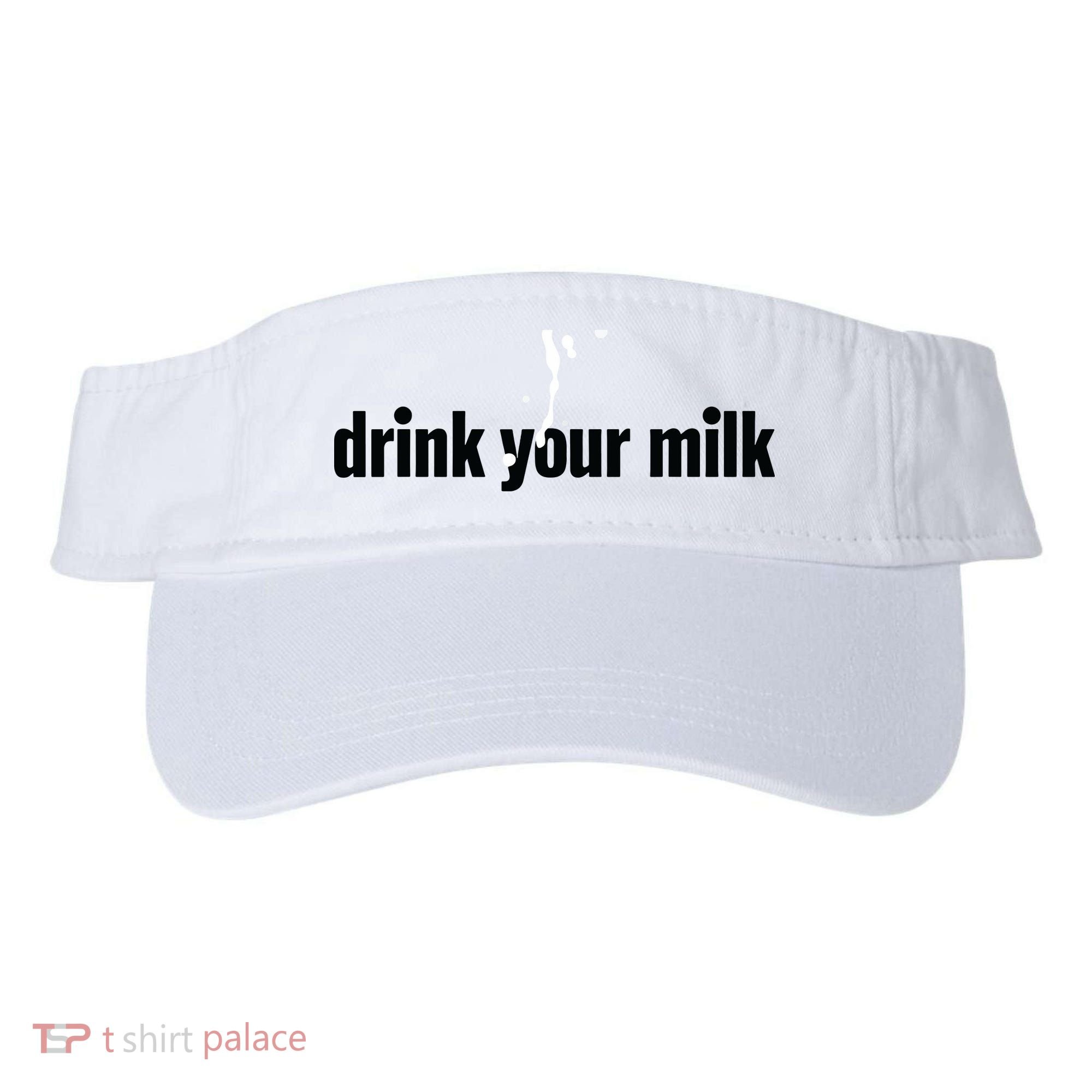 Drink Your Milk Visor