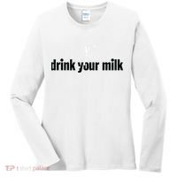 Drink Your Milk Women's Long Sleeve Shirt thumb 0