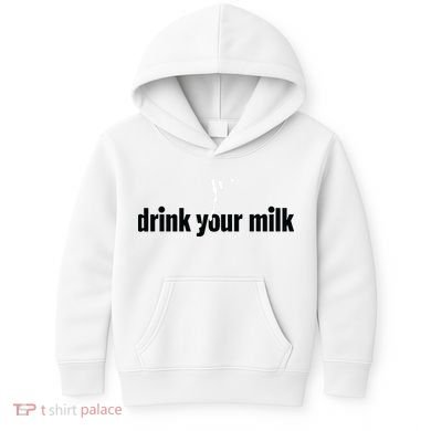 Drink Your Milk Kids Hoodie