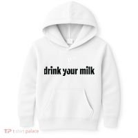 Drink Your Milk Kids Hoodie thumb 0