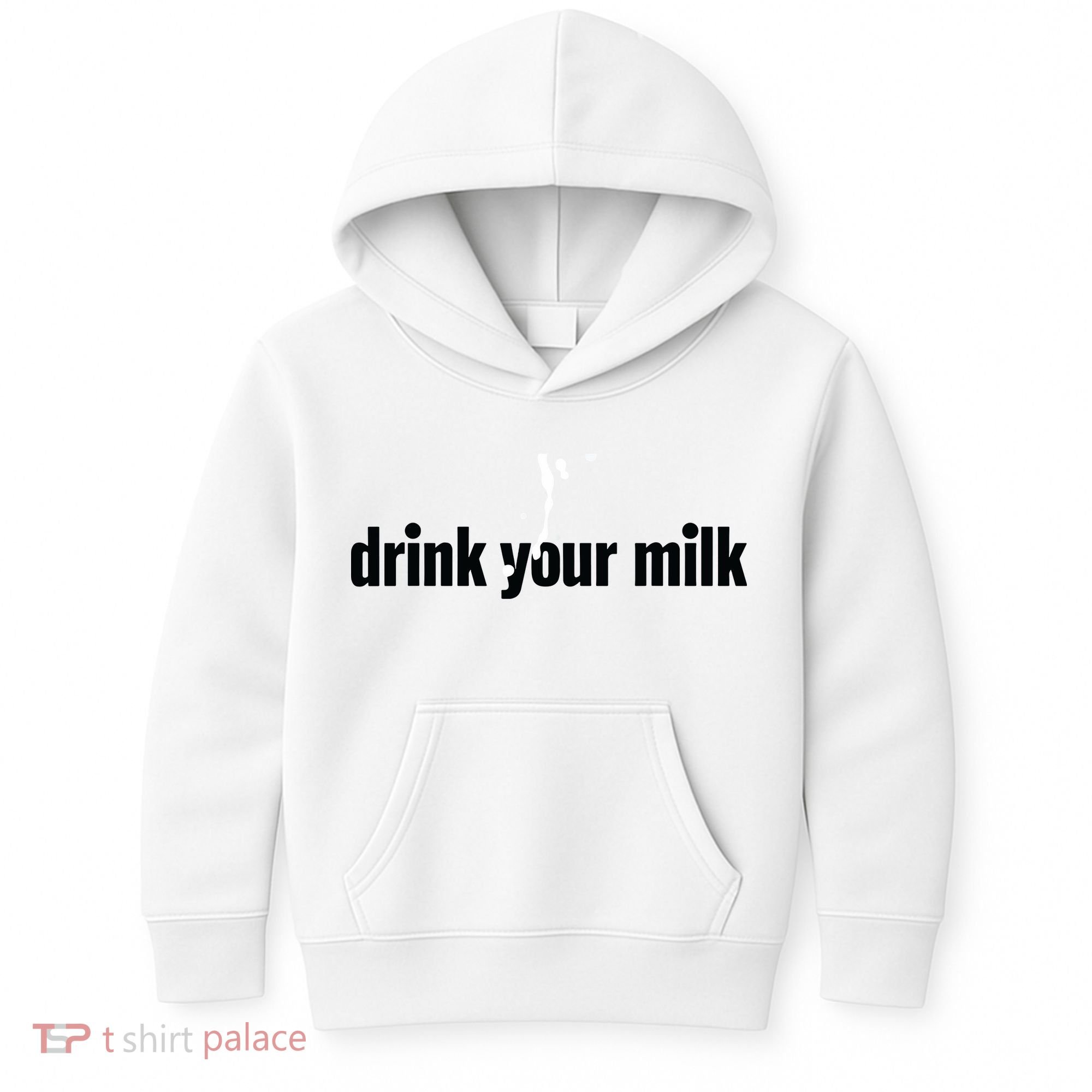 Drink Your Milk Kids Hoodie