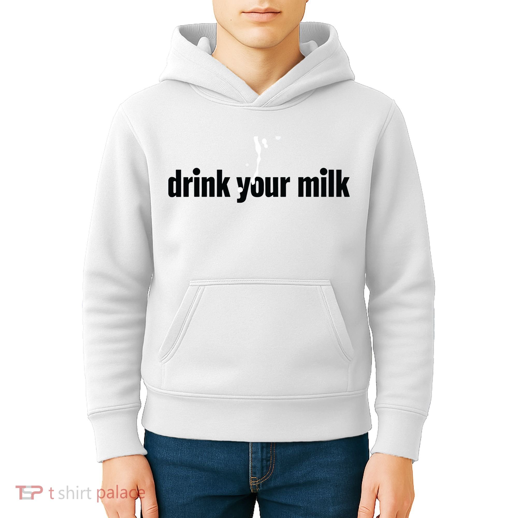Drink Your Milk Kids Hoodie