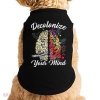 Decolonize Your Mind Indigenous People Native American Doggie Tank thumb 0
