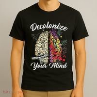 Decolonize Your Mind Indigenous People Native American T-Shirt thumb 3
