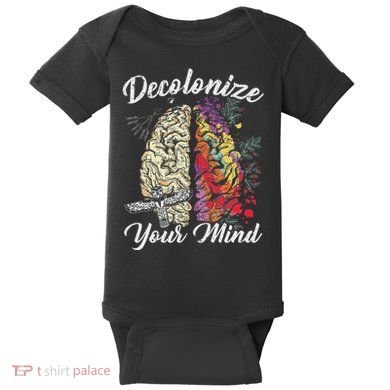 Decolonize Your Mind Indigenous People Native American Baby Bodysuit