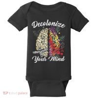 Decolonize Your Mind Indigenous People Native American Baby Bodysuit thumb 0