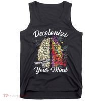 Decolonize Your Mind Indigenous People Native American Tank Top thumb 0