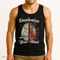 Decolonize Your Mind Indigenous People Native American Tank Top thumb 3