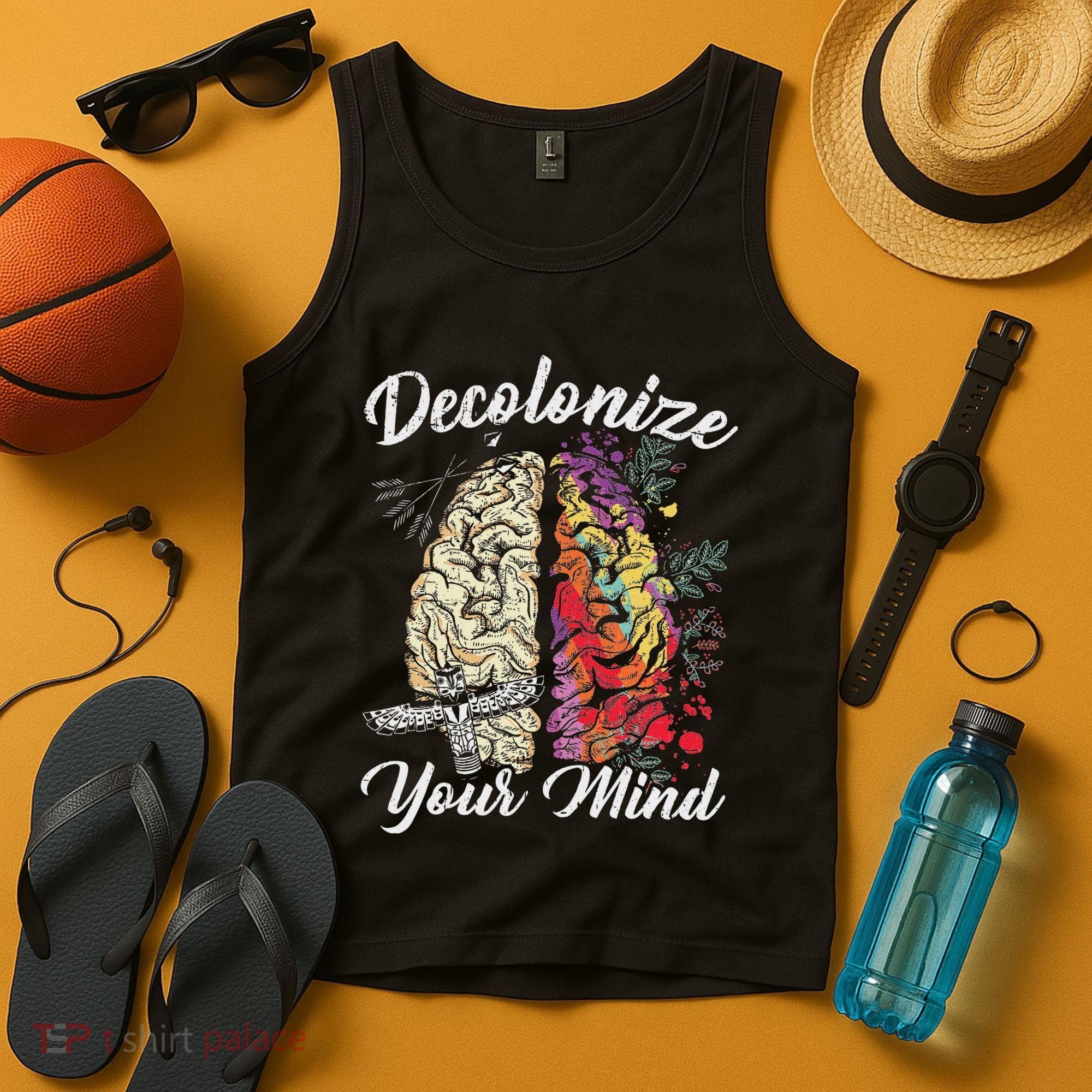Decolonize Your Mind Indigenous People Native American Tank Top