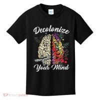 Decolonize Your Mind Indigenous People Native American Kids T-Shirt thumb 0