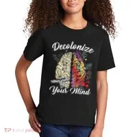 Decolonize Your Mind Indigenous People Native American Kids T-Shirt thumb 2