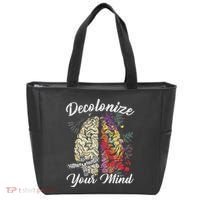 Decolonize Your Mind Indigenous People Native American Tote Bag thumb 0