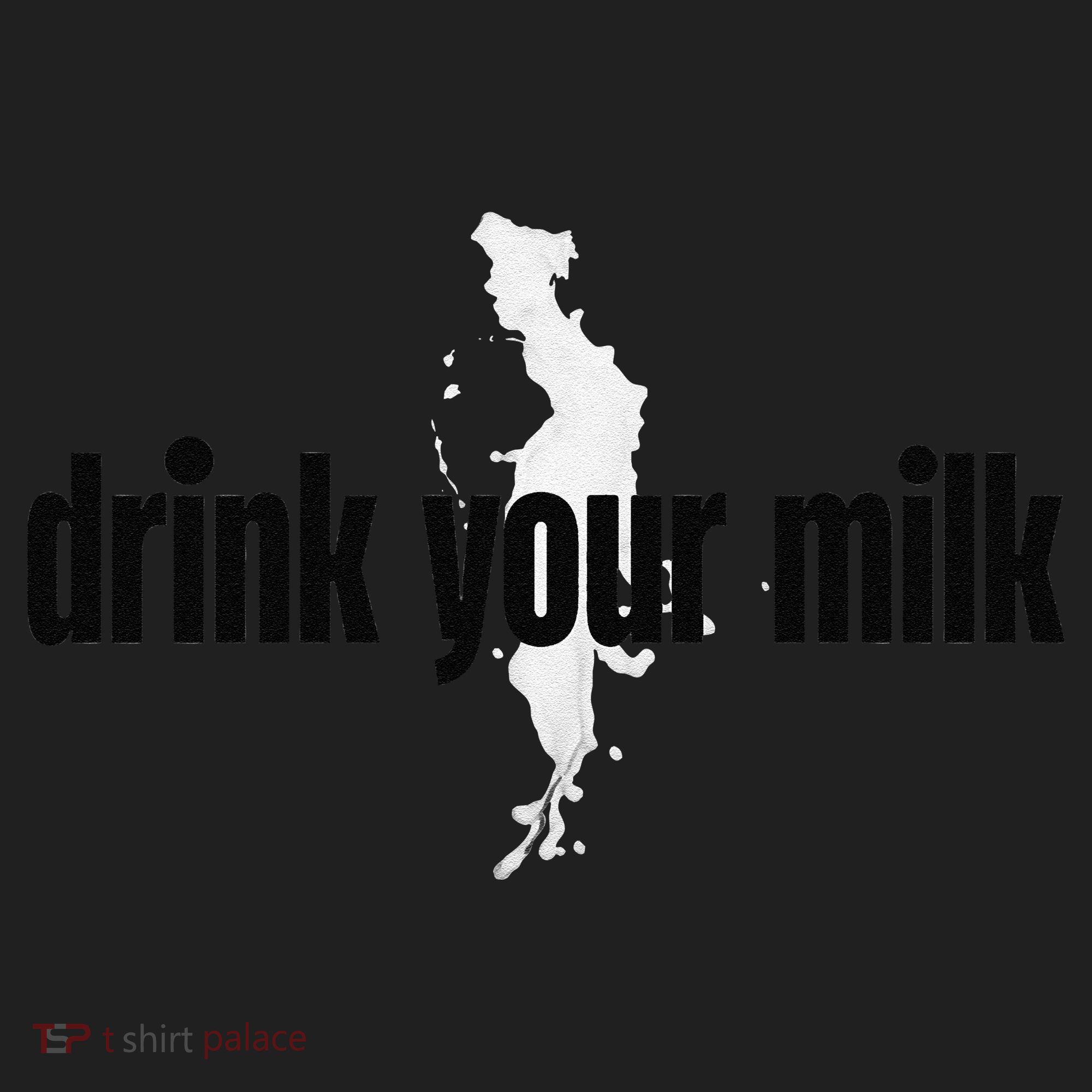 Drink Your Milk Premium Golf Towel