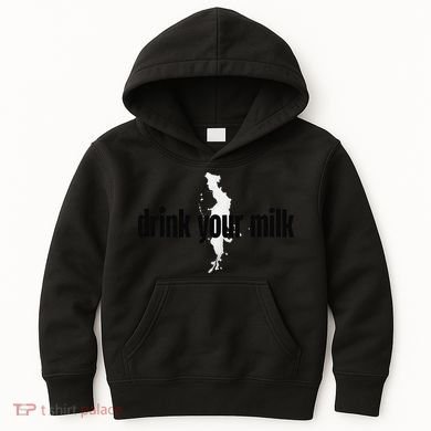 Drink Your Milk Premium Kids Hoodie