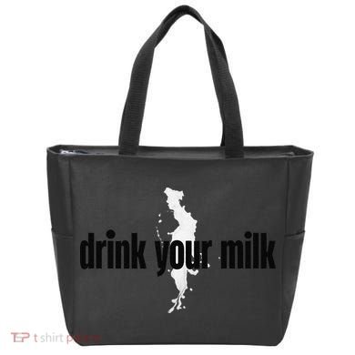 Drink Your Milk Premium Tote Bag
