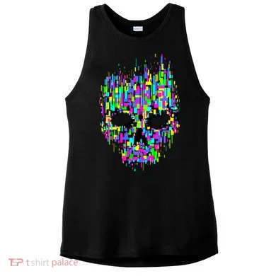Dynamic Skull Ladies PosiCharge Tri-Blend Wicking Tank
