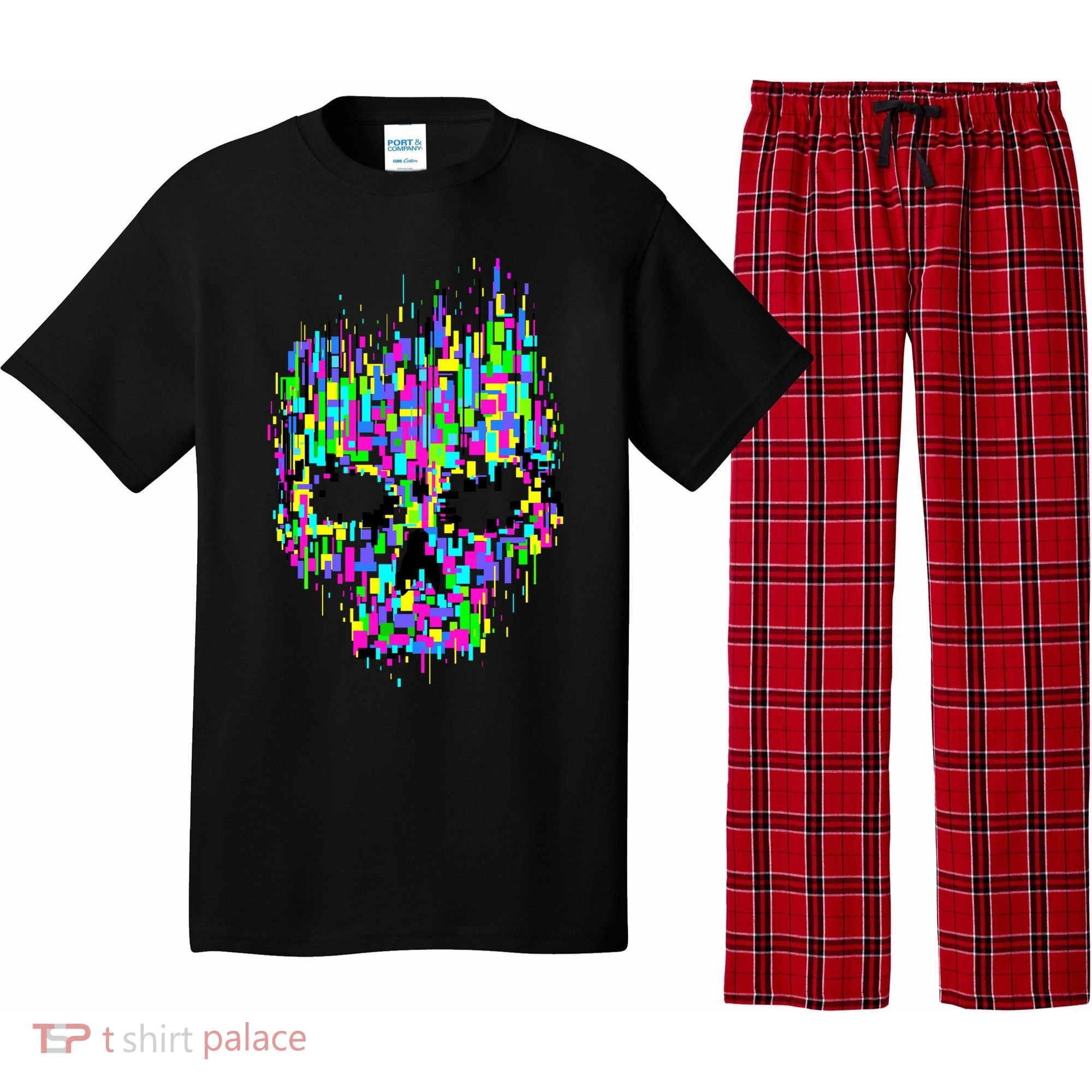 Dynamic Skull Pajama Set