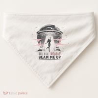 Did You Really Beam Me Up Taylor Lover USA-Made Doggie Bandana thumb 0