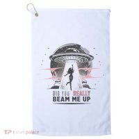 Did You Really Beam Me Up Taylor Lover Golf Towel thumb 0