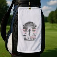 Did You Really Beam Me Up Taylor Lover Golf Towel thumb 2
