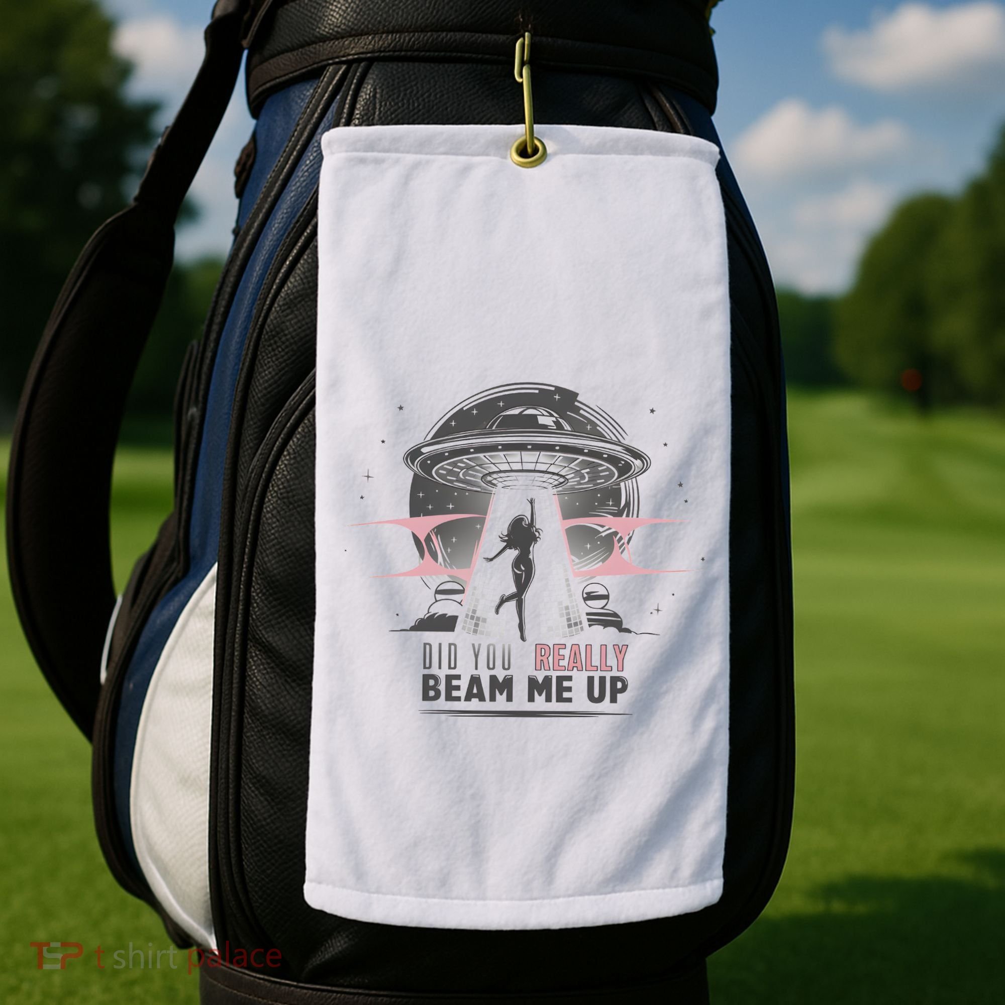 Did You Really Beam Me Up Taylor Lover Golf Towel