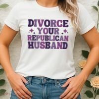 Divorce Your Republican Husband Women's T-Shirt thumb 2
