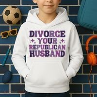 Divorce Your Republican Husband Kids Hoodie thumb 2