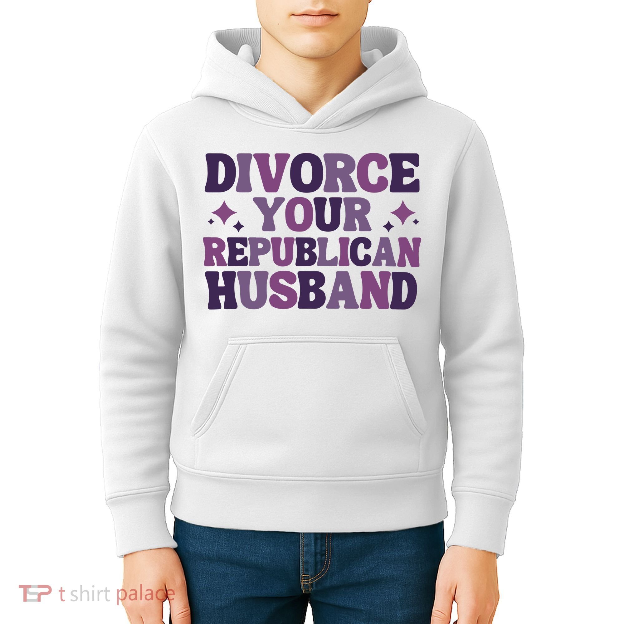 Divorce Your Republican Husband Kids Hoodie