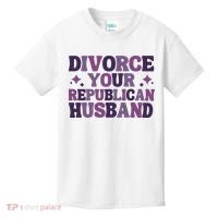 Divorce Your Republican Husband Kids T-Shirt thumb 0