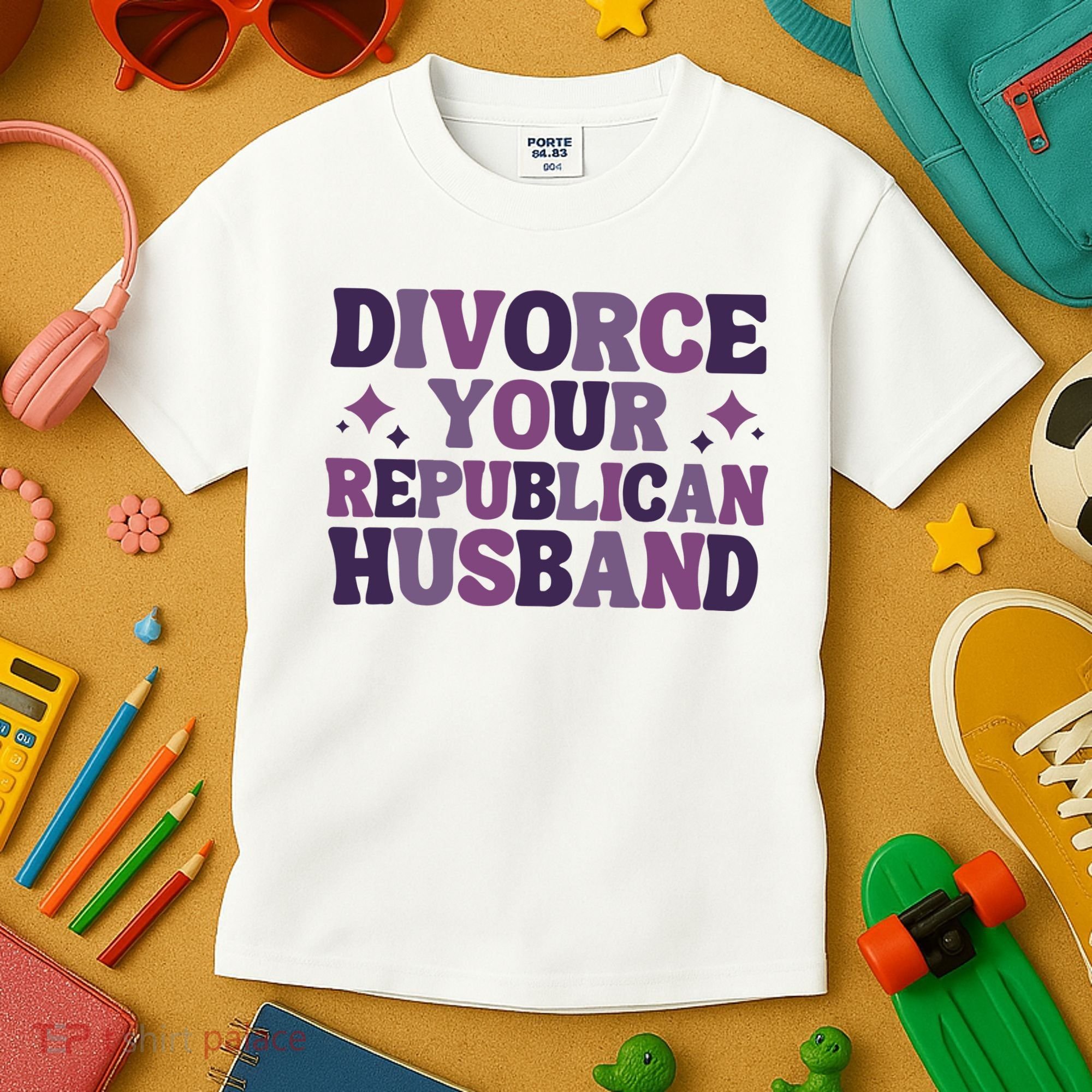 Divorce Your Republican Husband Kids T-Shirt