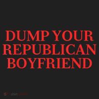 Dump Your Republican Boyfriend Funny Quote Beanie thumb 2