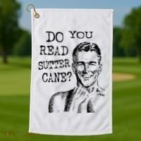 Do You Read Sutter Cane Humorous Golf Towel thumb 1