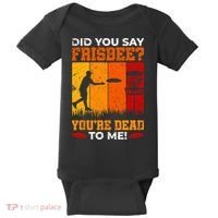 Did You Say Frisbee Shirt Disc Golf Shirt For Disc Golfer Baby Bodysuit thumb 0