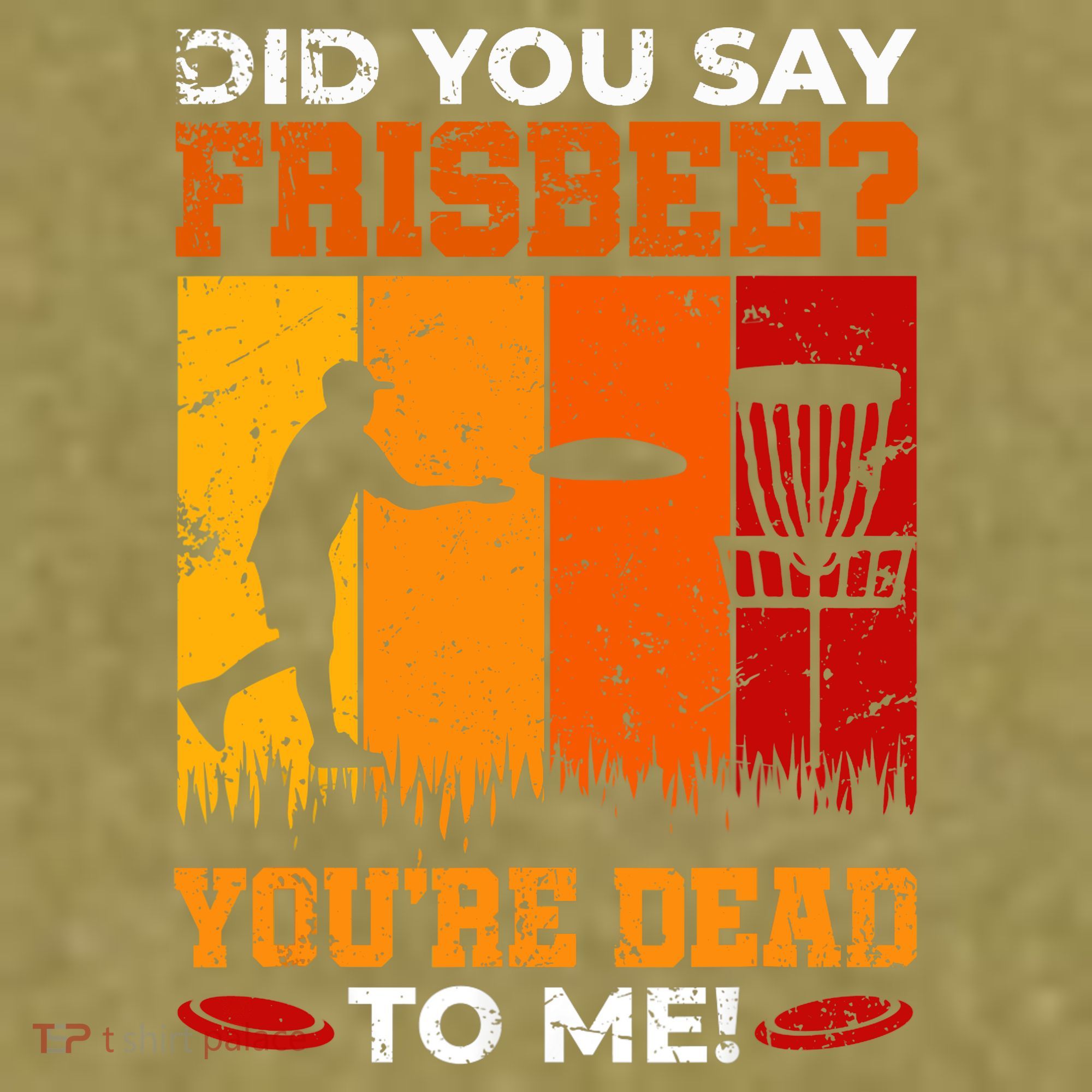 Did You Say Frisbee Shirt Disc Golf Shirt For Disc Golfer Garment-Dyed Women's Muscle Tee