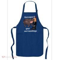 Disrespect Your Surroundings Moo Deng Apron thumb 0