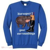 Disrespect Your Surroundings Moo Deng Sweatshirt thumb 0
