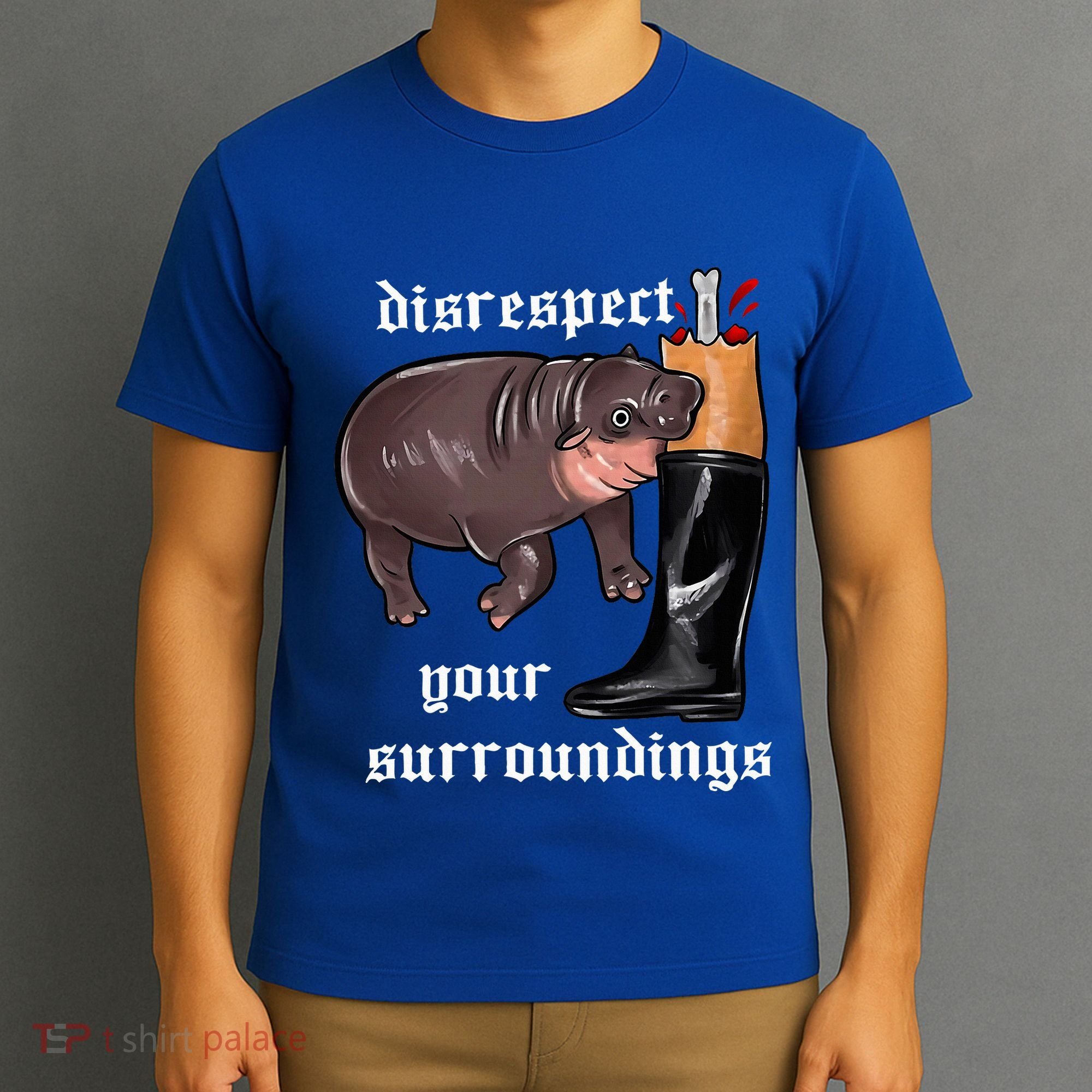 Disrespect Your Surroundings Moo Deng T-Shirt
