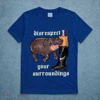 Disrespect Your Surroundings Moo Deng T-Shirt thumb 5