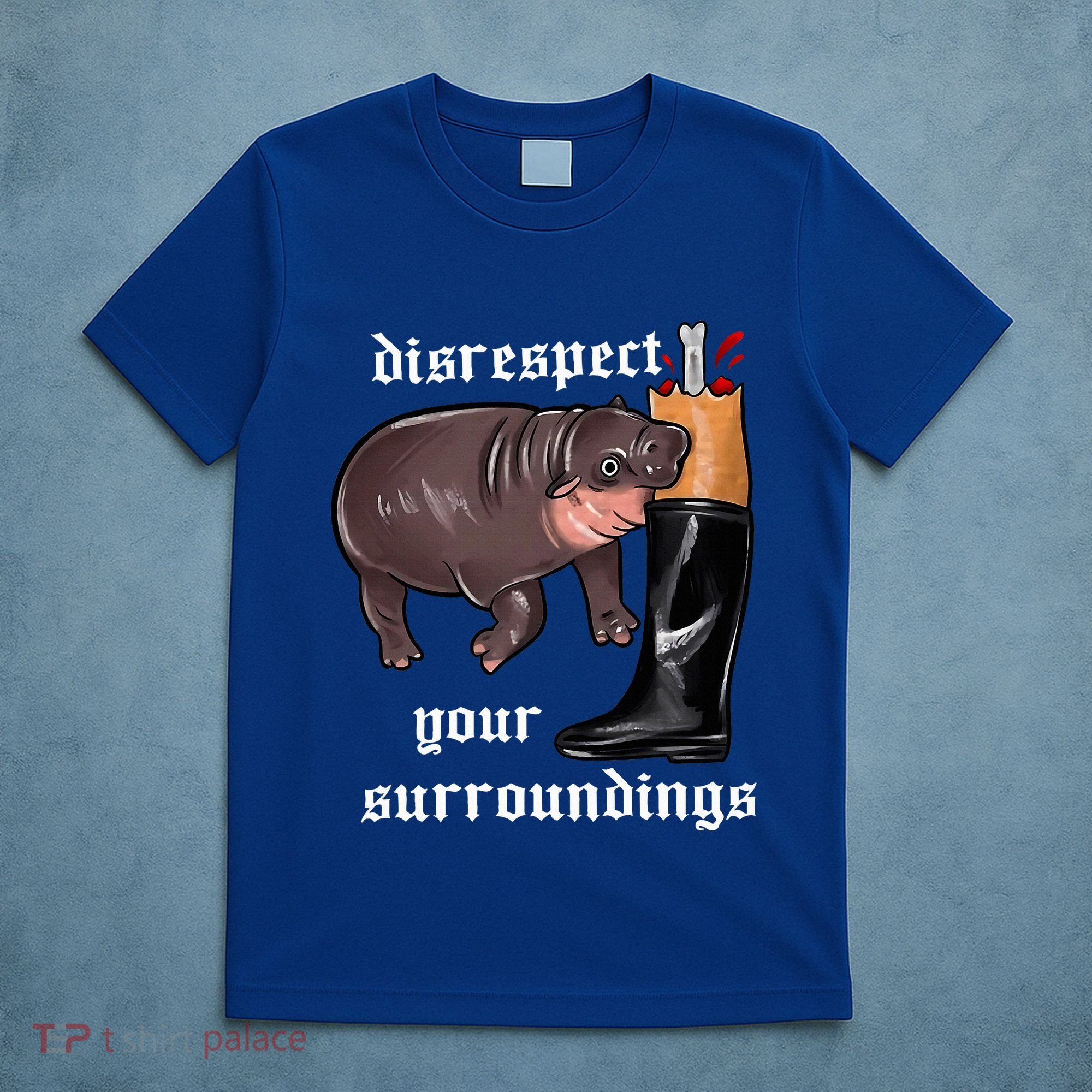 Disrespect Your Surroundings Moo Deng T-Shirt