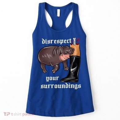 Disrespect Your Surroundings Moo Deng Women's Tank Top